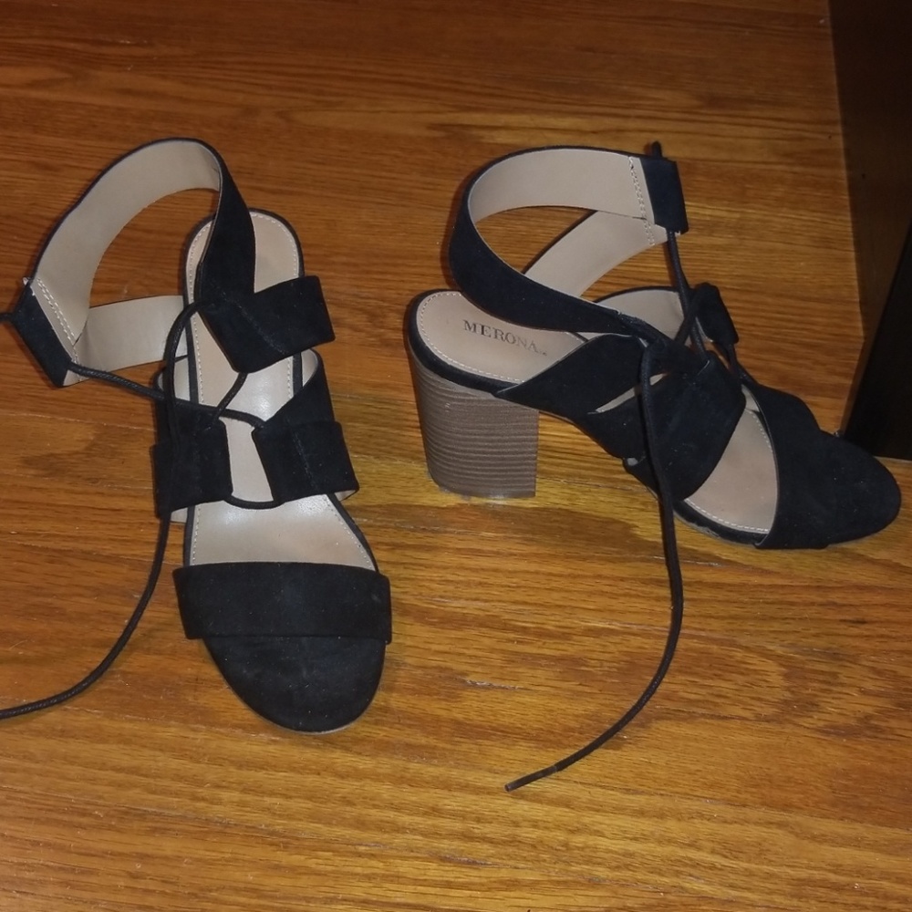Merona Tie Up Heels